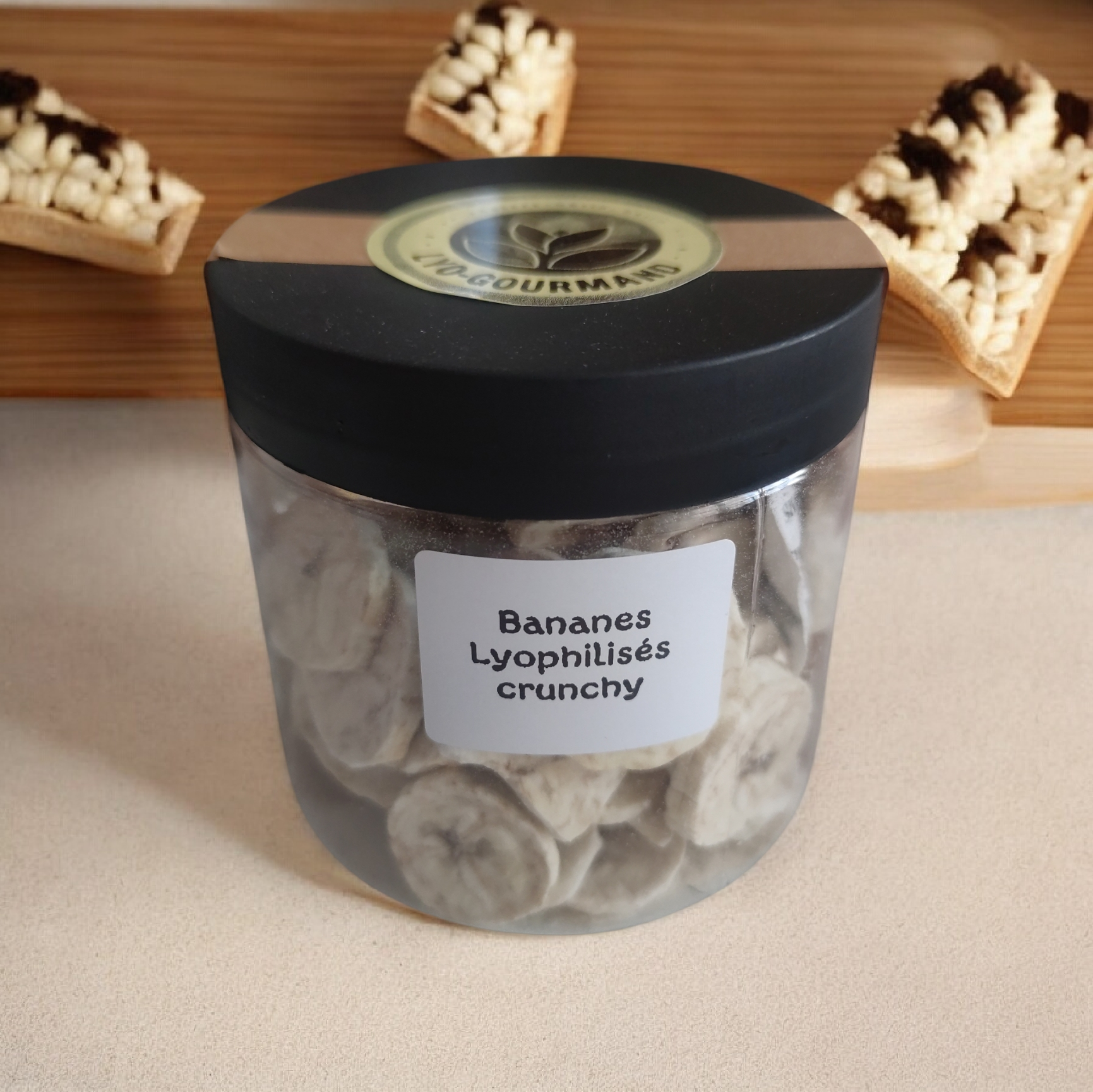 Bananes lyophilisées en rondelles 50 g