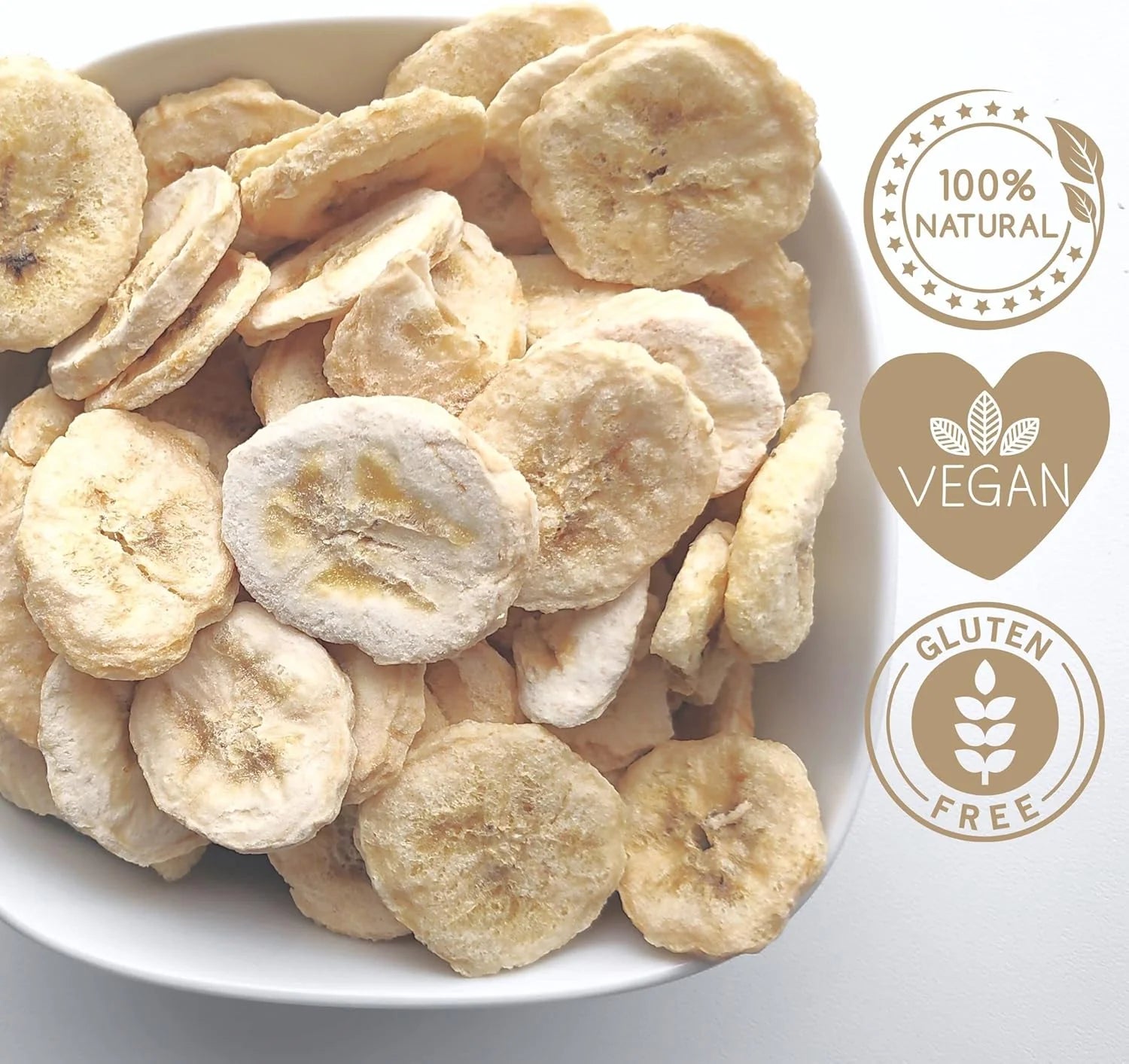 Bananes lyophilisées en rondelles 50 g